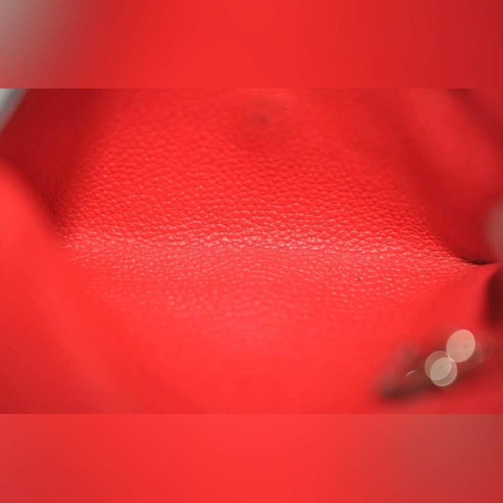 ♥️Louis Vuitton Red Monogram Empreinte Pochette Cles Coin Purse/Wallet |PRELOVED - Picture 16 of 16